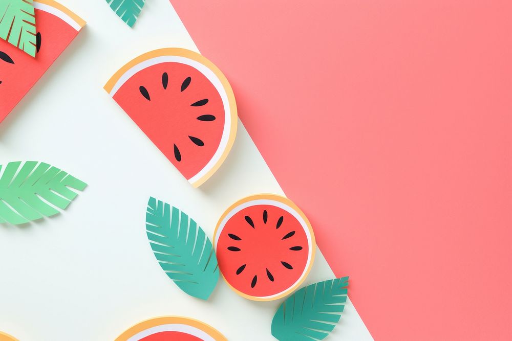 Watermelon summer fruit plant. AI generated Image by rawpixel.