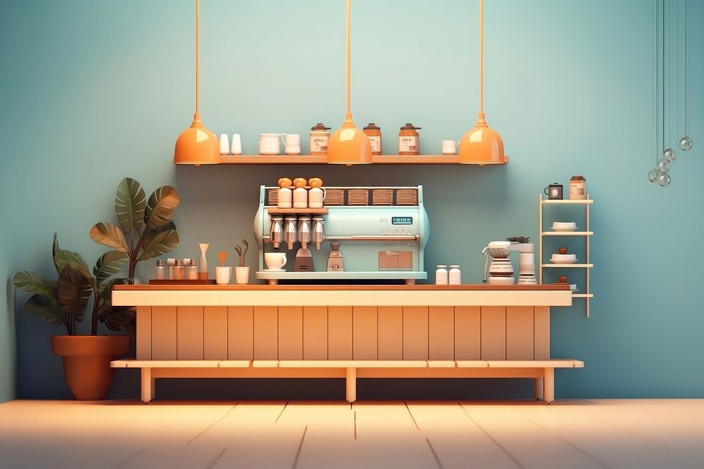 Furniture kitchen shelf table.