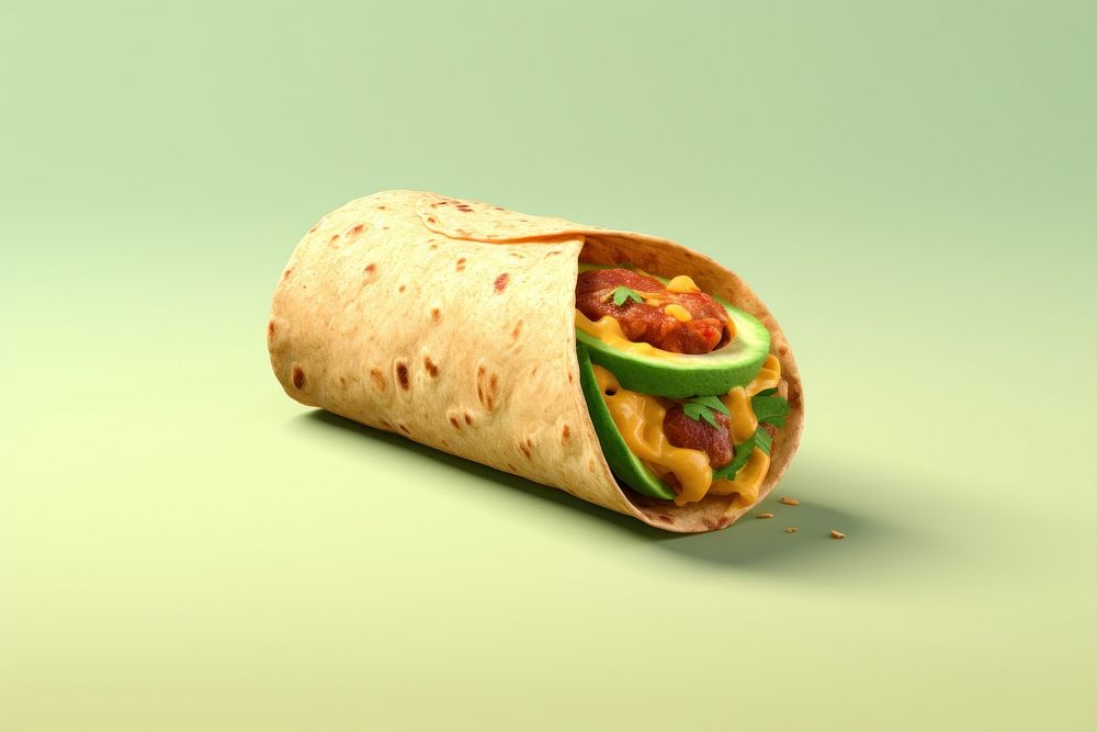 Tortilla burrito bread food. 