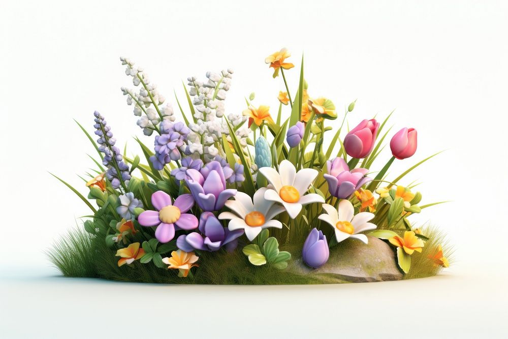 Easter flower plant petal. AI generated Image by rawpixel.