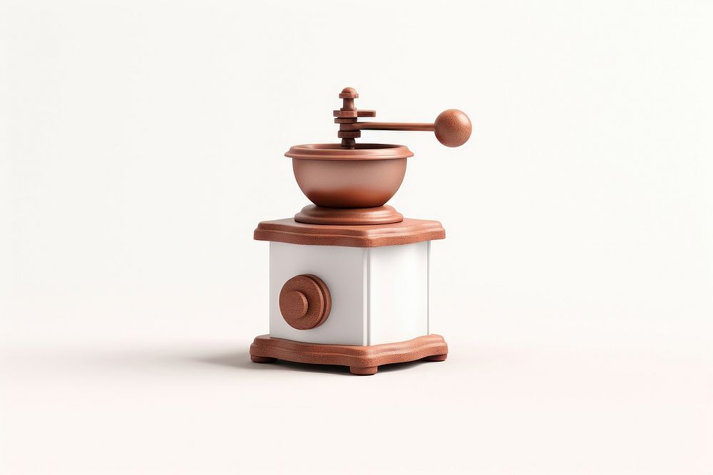 White background lighting pottery copper. AI generated Image by rawpixel.