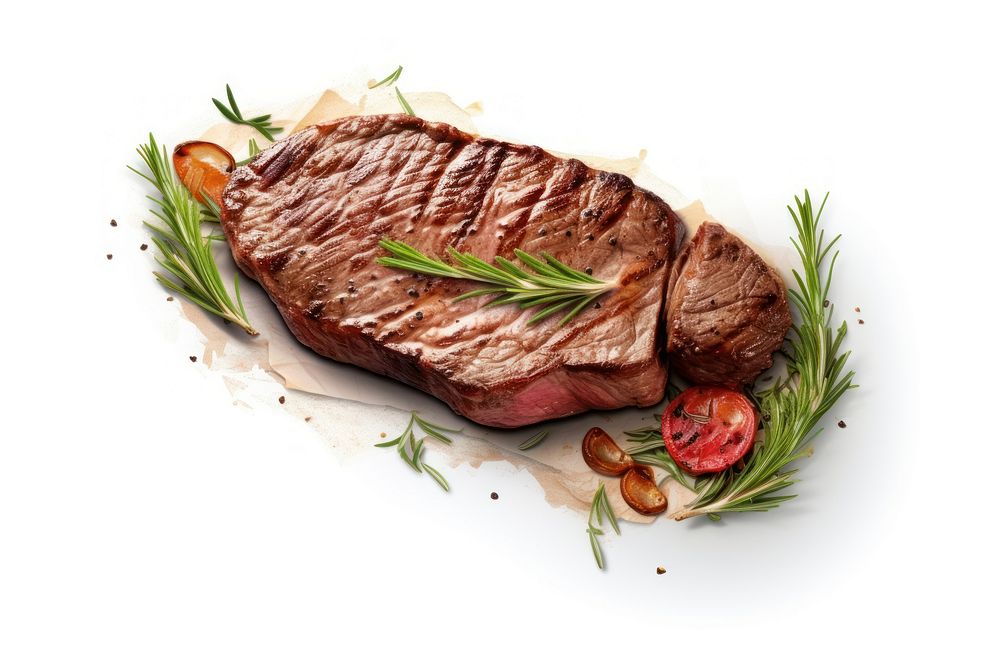 Steak beef meat food. AI generated Image by rawpixel.