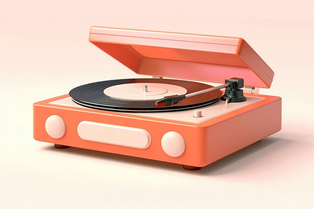 Electronics turntable gramophone technology. AI generated Image by rawpixel.
