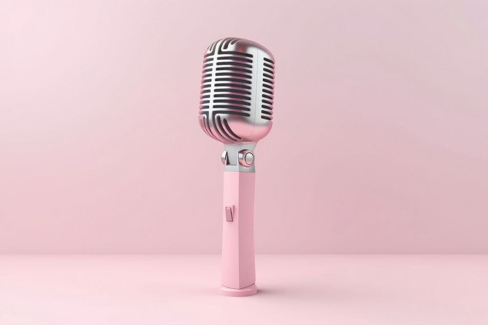Microphone performance technology karaoke. AI generated Image by rawpixel.
