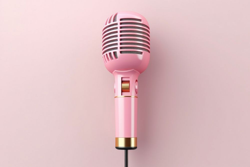 Microphone performance technology equipment. AI generated Image by rawpixel.