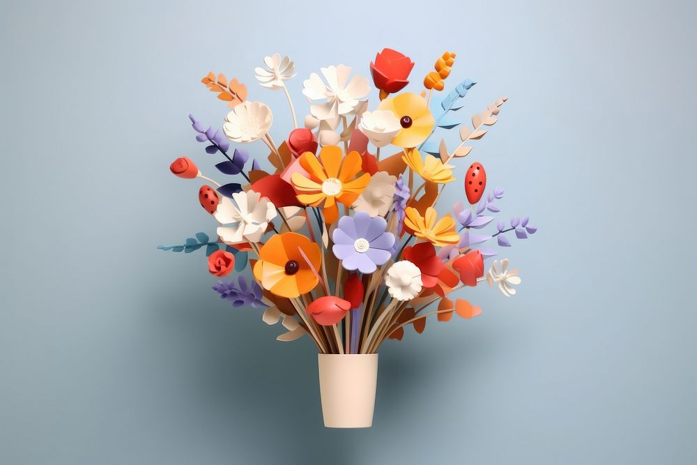 Flower art plant petal. AI generated Image by rawpixel.
