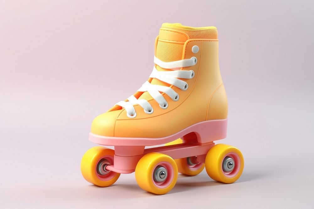Skating sports wheel roller skates. AI generated Image by rawpixel.