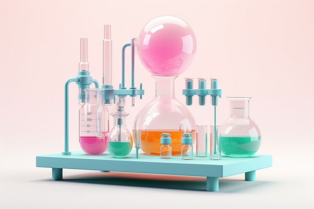 Laboratory chemistry science biotechnology. AI generated Image by rawpixel.