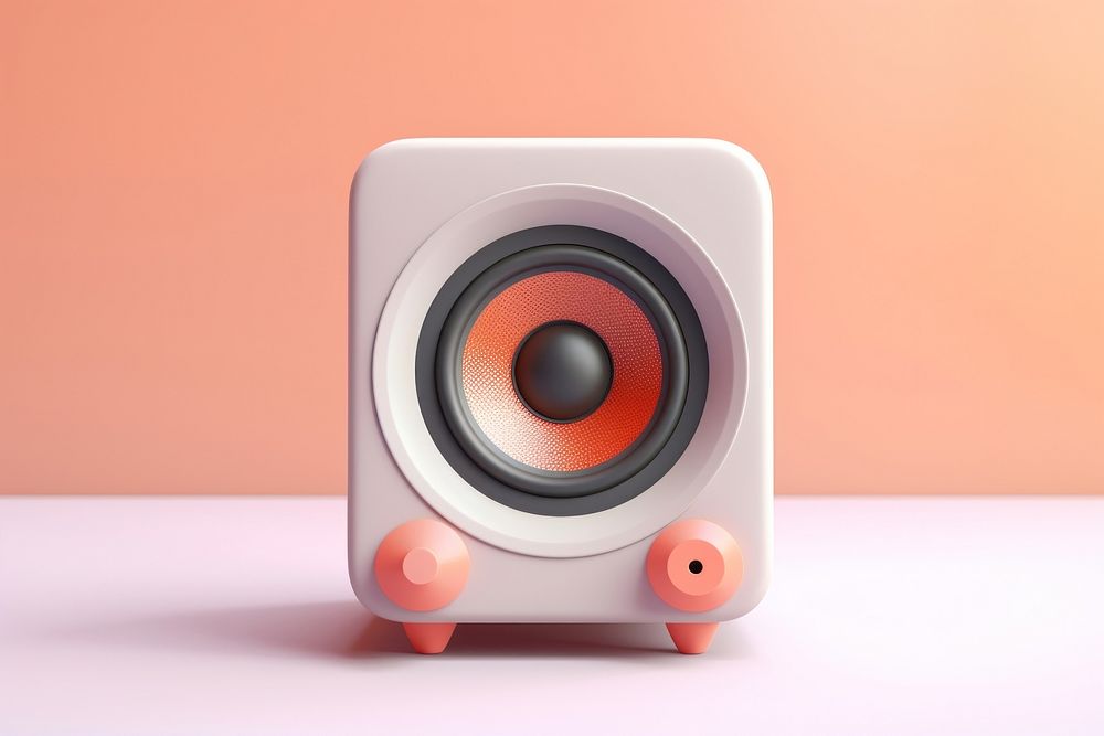 Electronics speaker loudspeaker technology. AI generated Image by rawpixel.