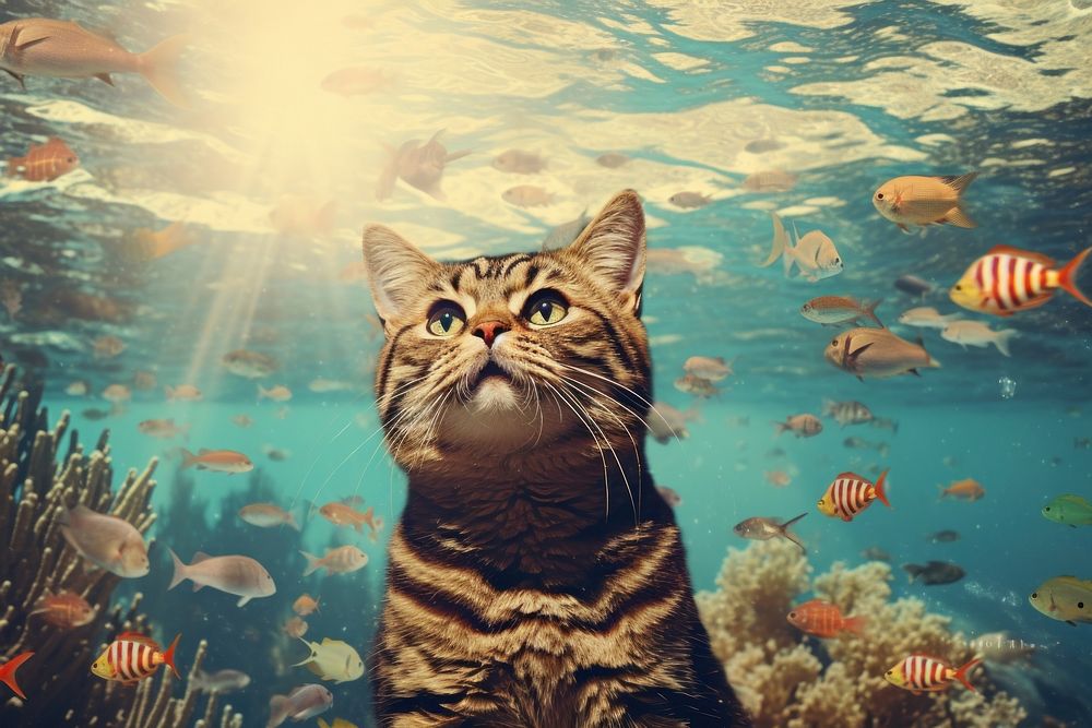 Aquarium outdoors animal mammal. AI generated Image by rawpixel.