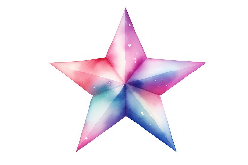 Symbol star white background creativity. AI generated Image by rawpixel.