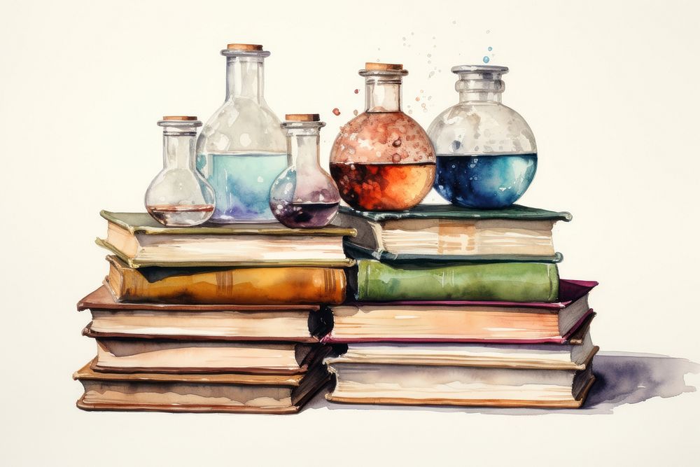 Book publication painting science. AI generated Image by rawpixel.
