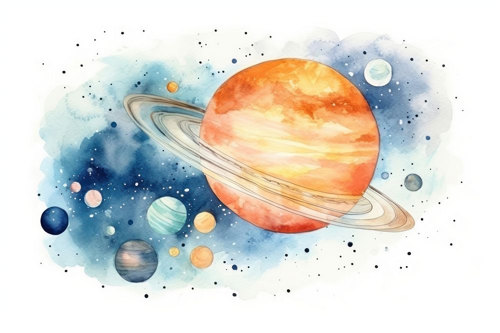 Space astronomy universe planet. AI generated Image by rawpixel.