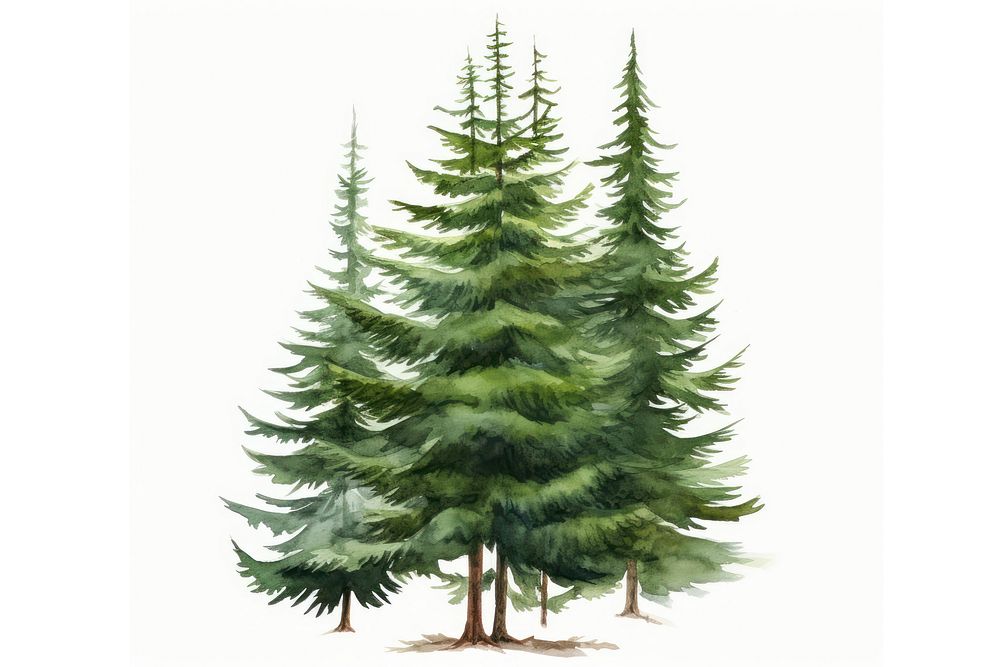 Spruce plant tree pine. AI generated Image by rawpixel.
