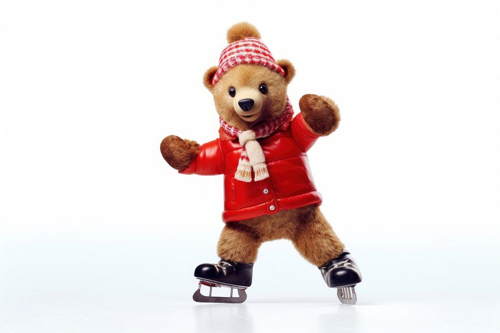 Christmas footwear cute bear. AI generated Image by rawpixel.