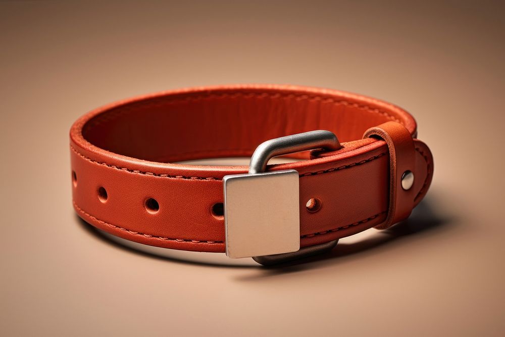Buckle collar strap belt. AI generated Image by rawpixel.