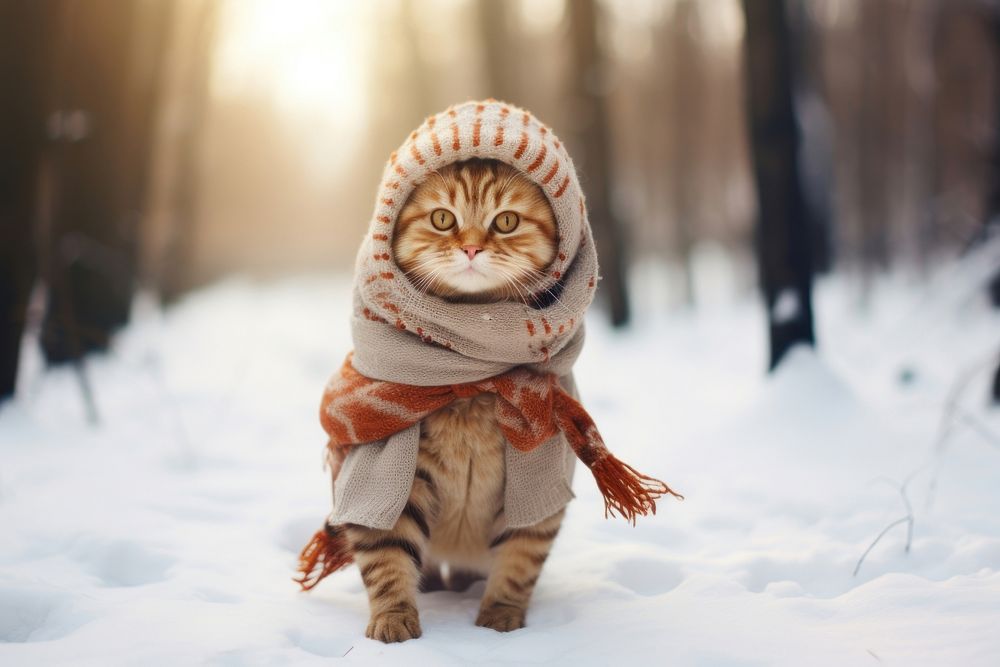 Outdoors animal mammal kitten. AI generated Image by rawpixel.