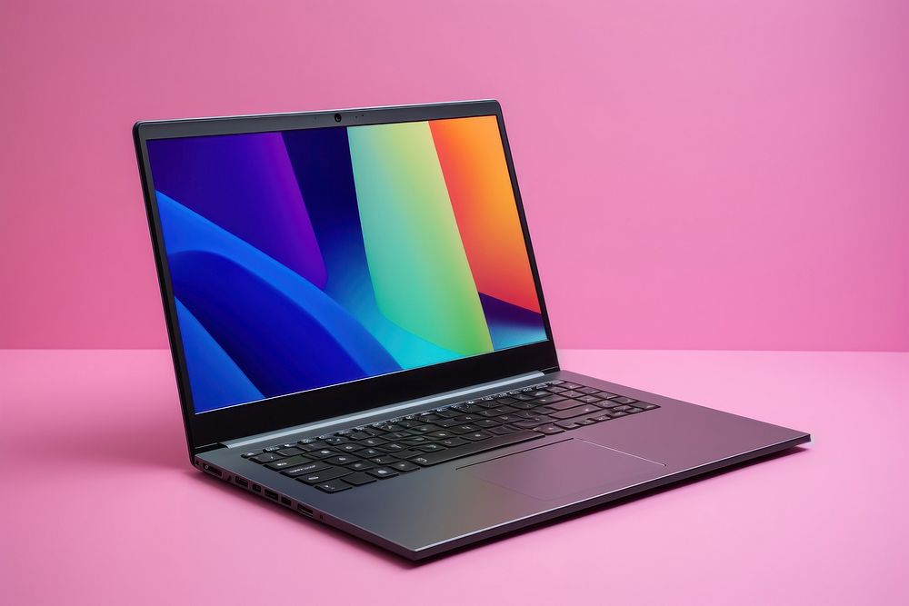 Laptop computer electronics technology. 