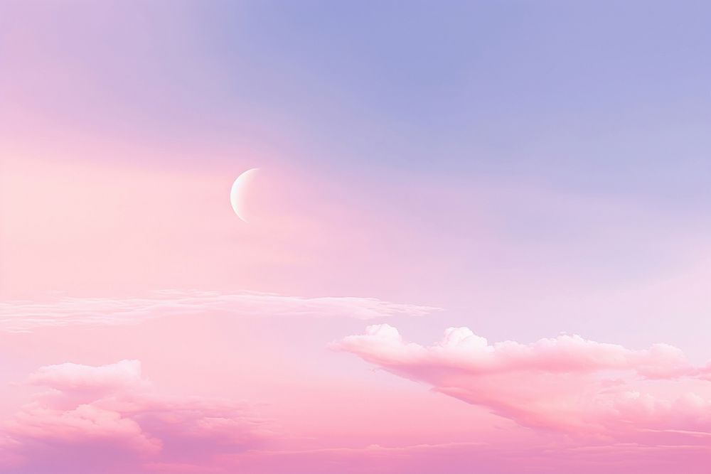 Moon sky astronomy crescent. AI generated Image by rawpixel.