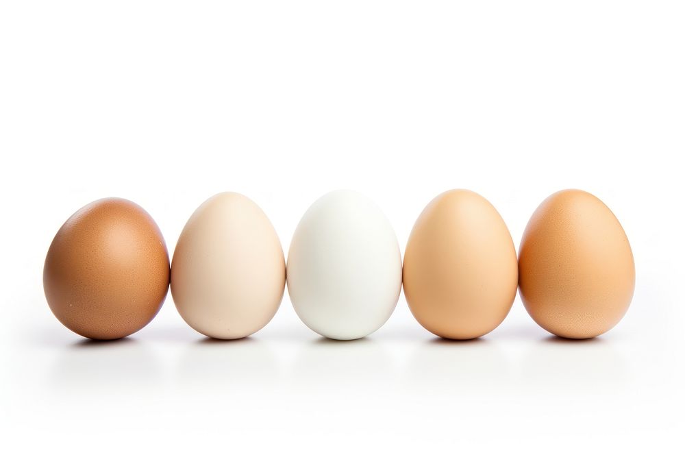 Egg food white background simplicity. AI generated Image by rawpixel.