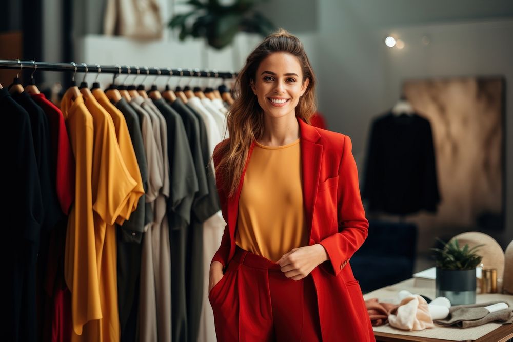 Choosing boutique clothing fashion. AI generated Image by rawpixel.