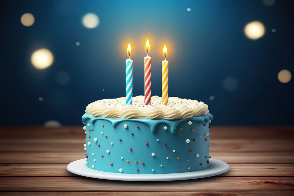 Cake birthday dessert party. AI generated Image by rawpixel.