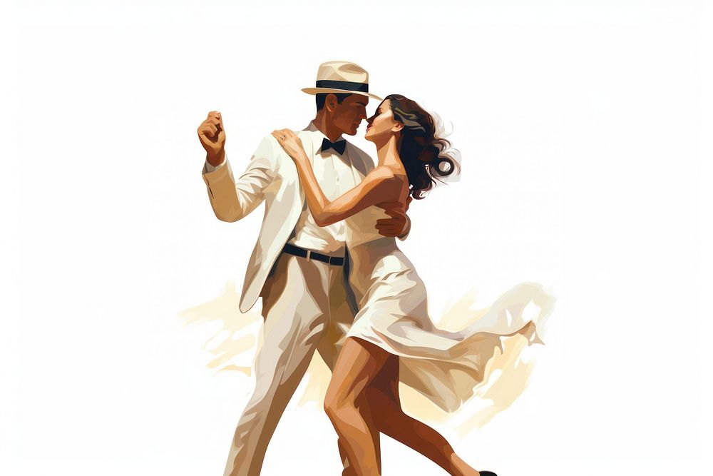 Dancing tango adult dance. AI generated Image by rawpixel.