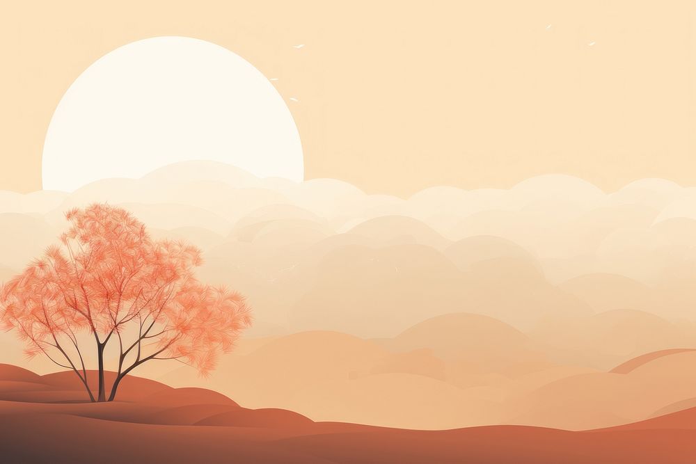 Landscape sunlight outdoors nature. AI generated Image by rawpixel.