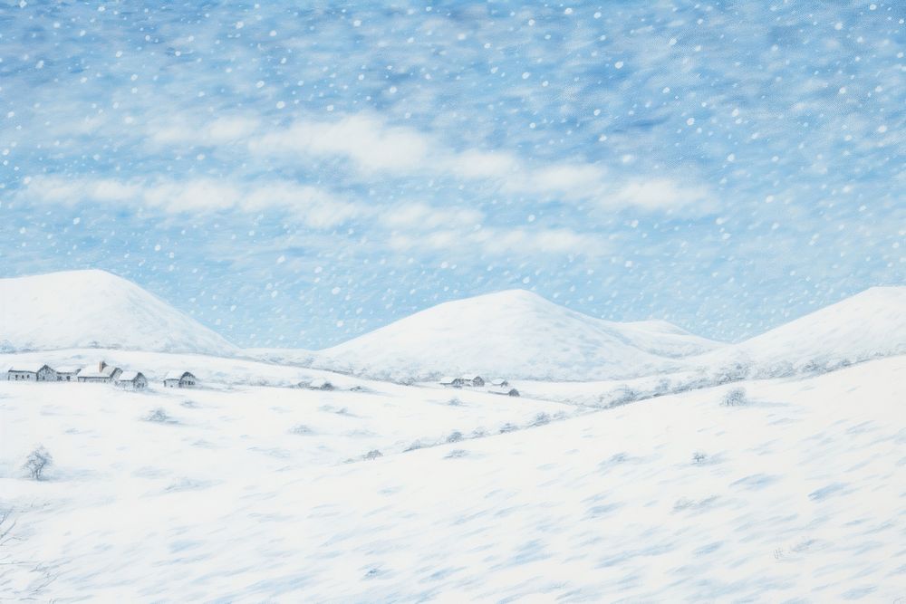 Snow backgrounds blizzard outdoors. AI generated Image by rawpixel.