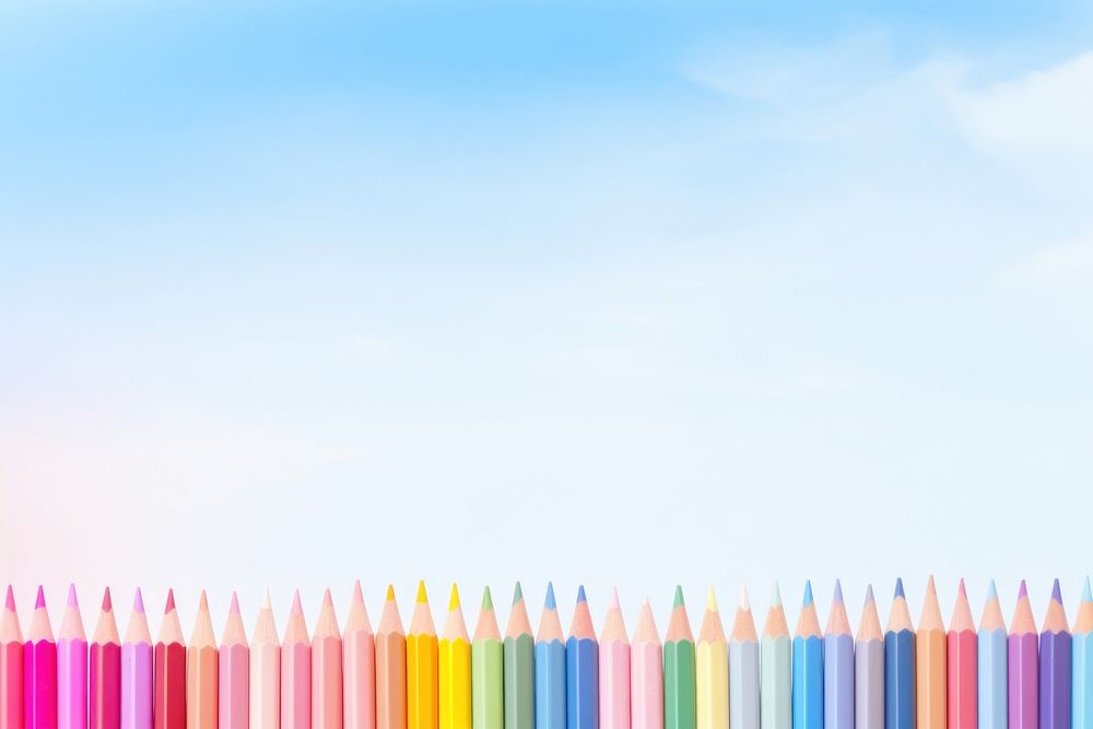 Pencil backgrounds outdoors sky. AI generated Image by rawpixel.