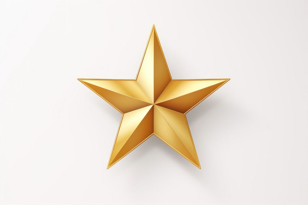 Gold symbol star celebration. AI generated Image by rawpixel.