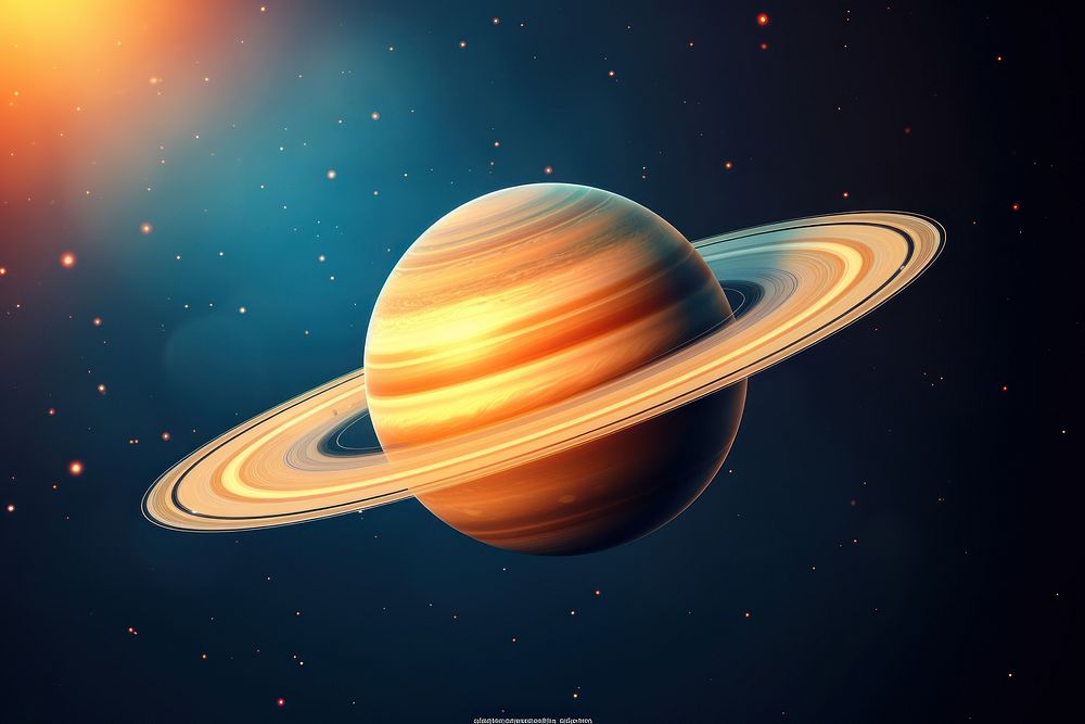 Planet astronomy universe space. AI generated Image by rawpixel.