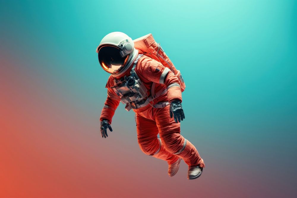 Astronaut sports adult space. AI generated Image by rawpixel.