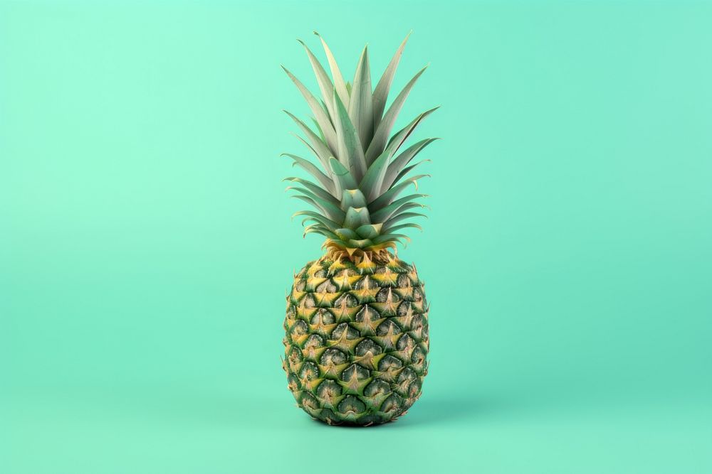 Pineapple green fruit plant. AI generated Image by rawpixel.