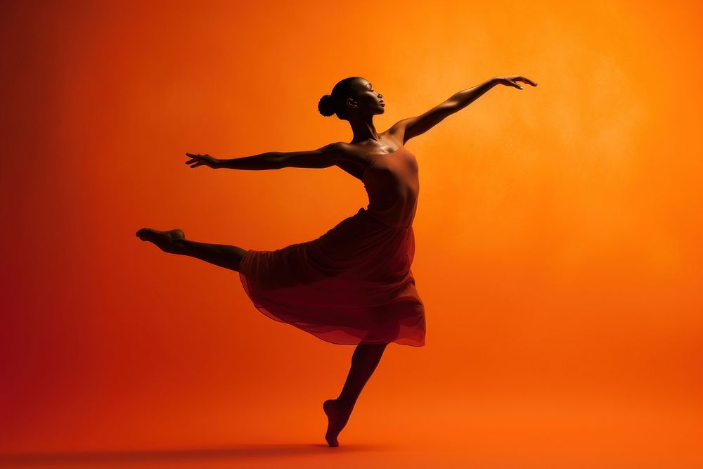 Dancing ballet dancer entertainment. AI generated Image by rawpixel.