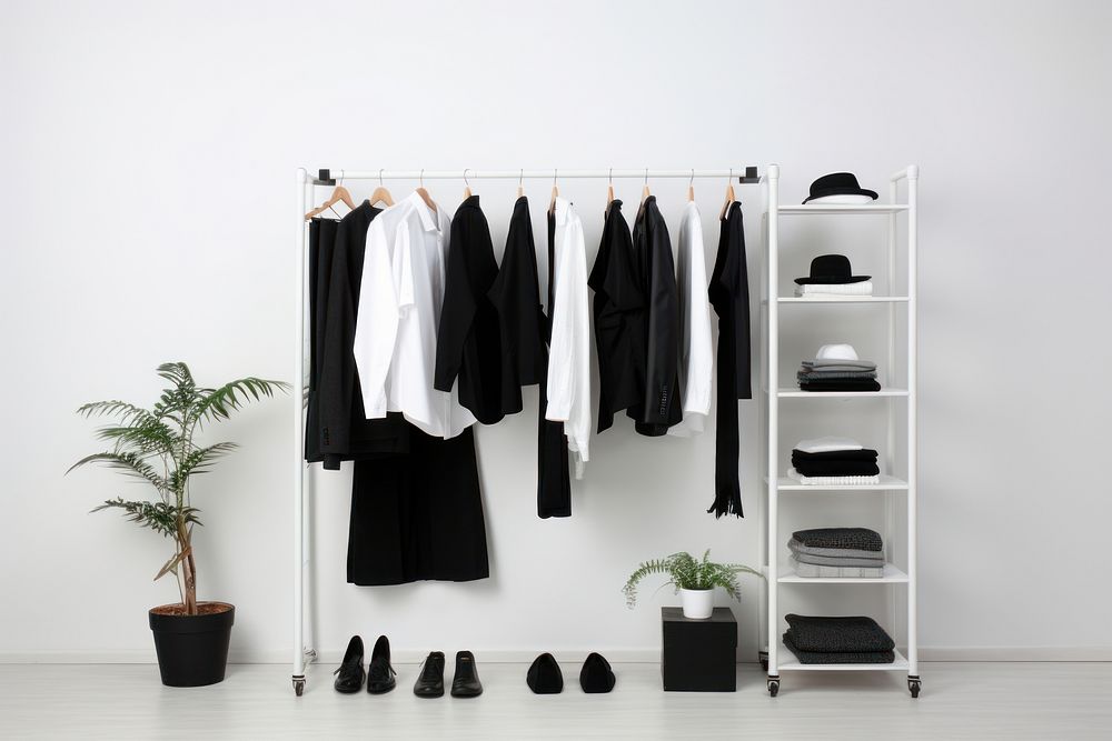 Wardrobe room furniture closet. AI generated Image by rawpixel.