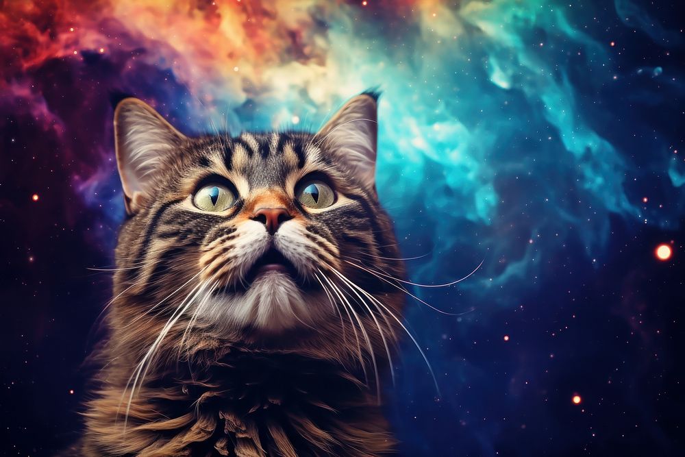 Animal mammal galaxy pet. AI | Free Photo Illustration - rawpixel