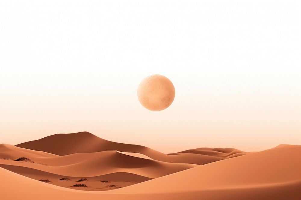 Desert outdoors nature night. AI generated Image by rawpixel.