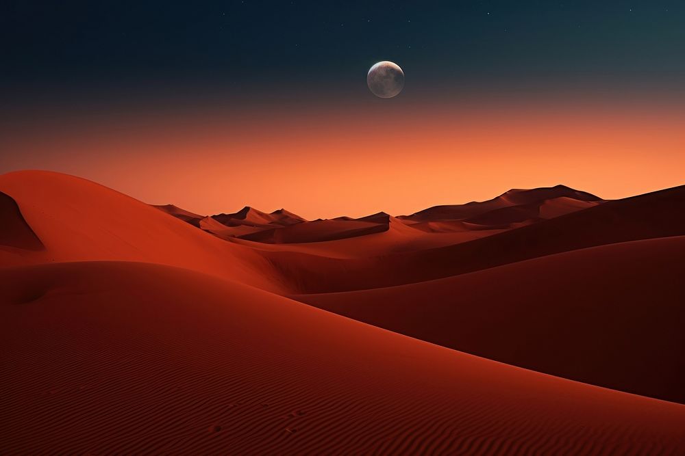 Desert night astronomy outdoors. AI generated Image by rawpixel.
