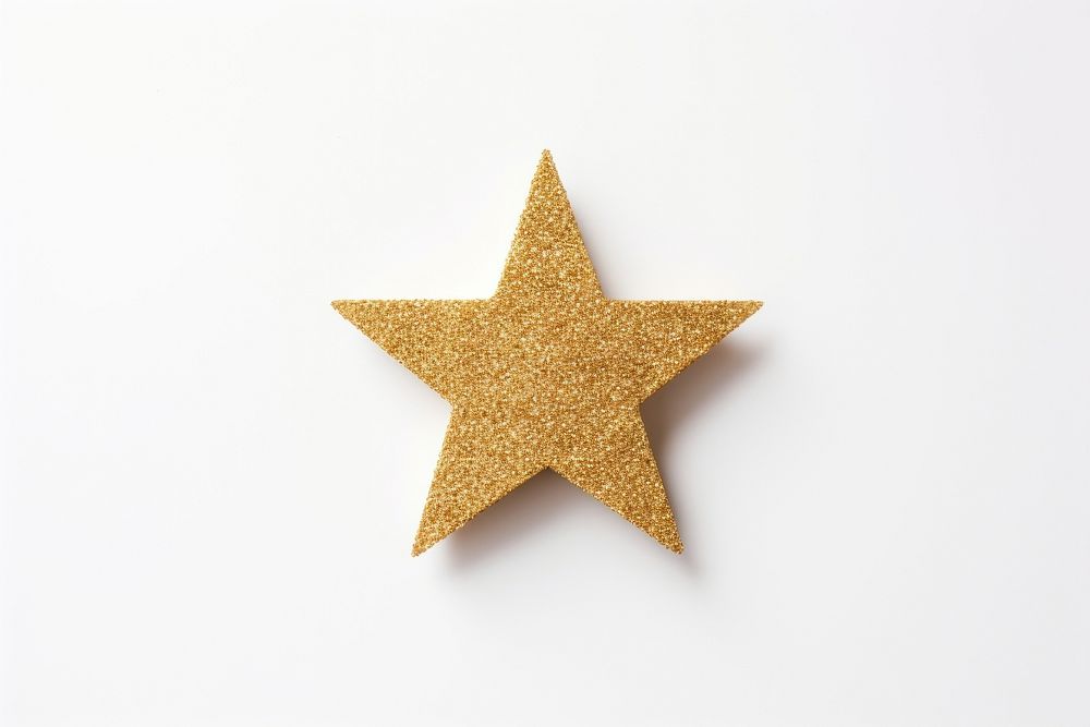 Glitter gold star celebration. AI generated Image by rawpixel.