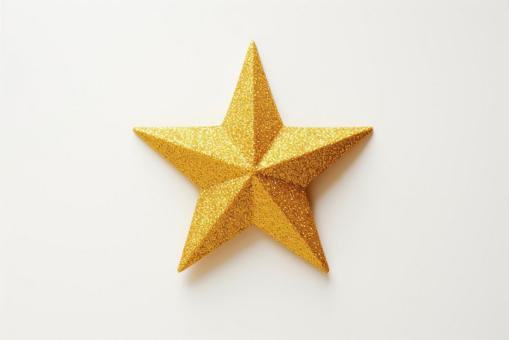 Symbol paper gold star. AI generated Image by rawpixel.