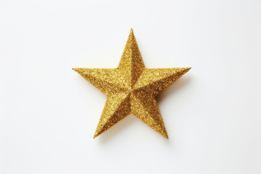 Glitter gold star celebration. AI generated Image by rawpixel.