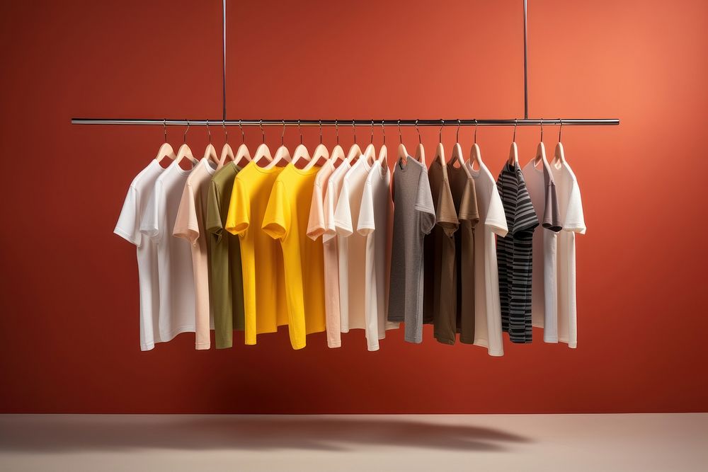 Room arrangement clothesline coathanger. AI generated Image by rawpixel.