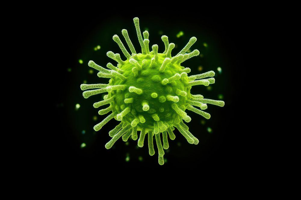 Green microbiology invertebrate medicine. AI generated Image by rawpixel.