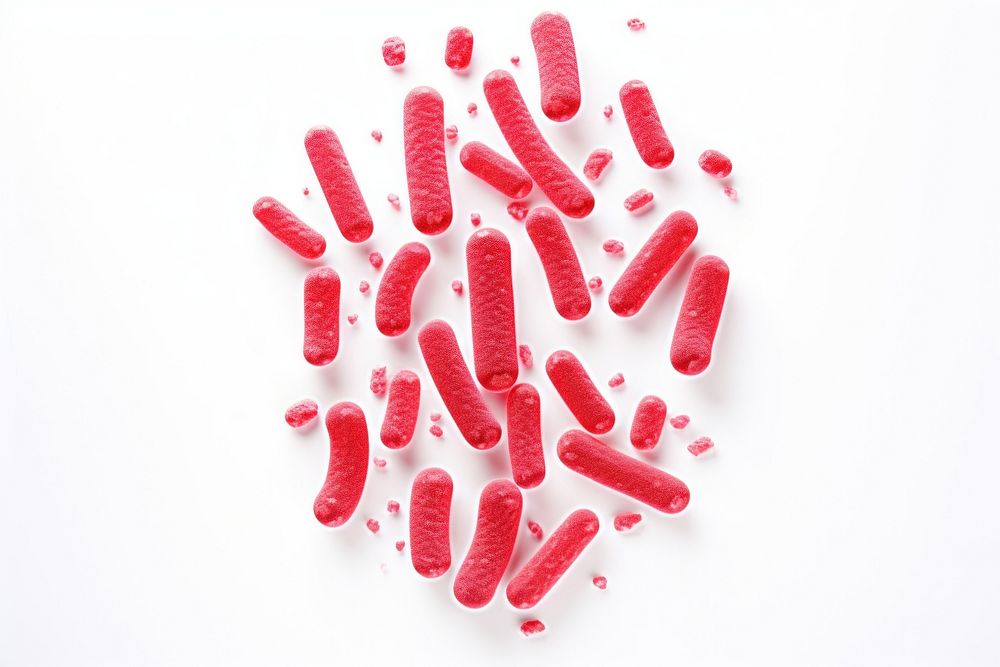 Food white background sprinkles capsule. AI generated Image by rawpixel.