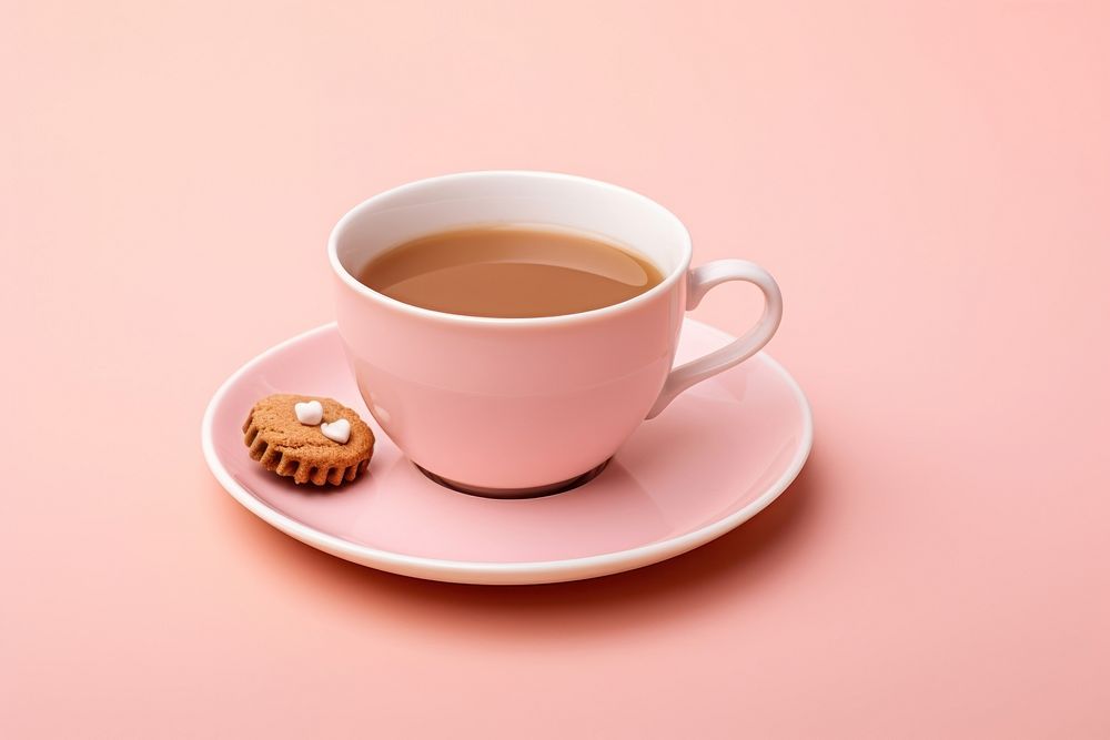 Tea cup coffee saucer. AI generated Image by rawpixel.