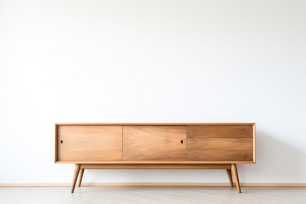 Sideboard furniture white wood. 