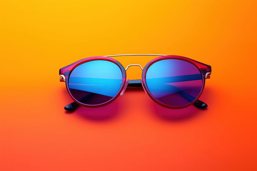 Sunglasses fashion accessories reflection. 