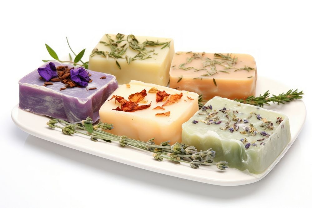 Dessert food herb soap.