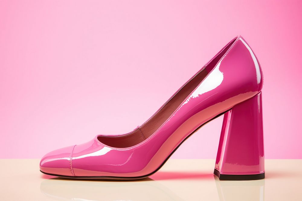 Footwear shoe heel pink. AI generated Image by rawpixel.